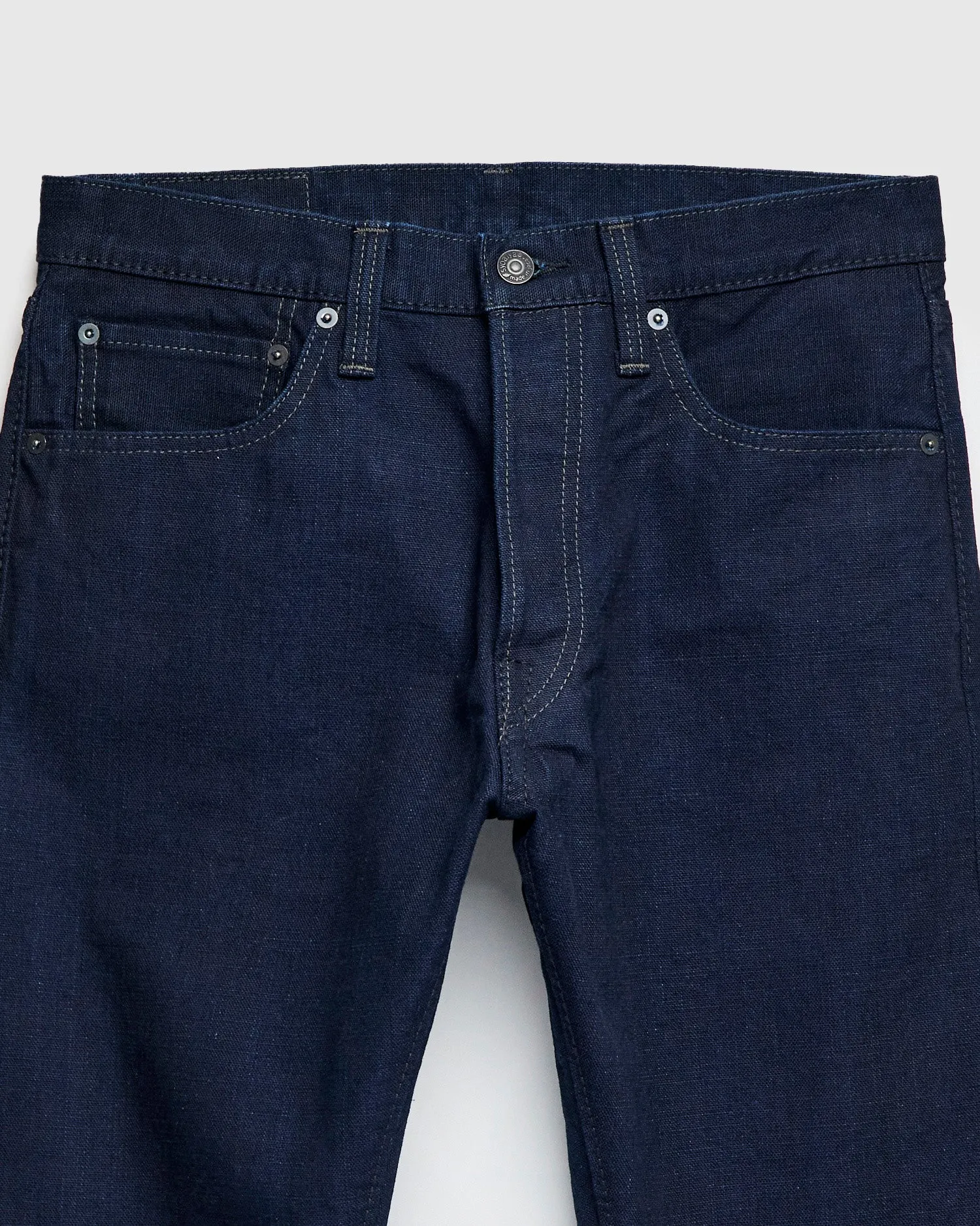 1175 "Double Indigo" 13.5oz Duck Canvas Pants - Relaxed Tapered Fit