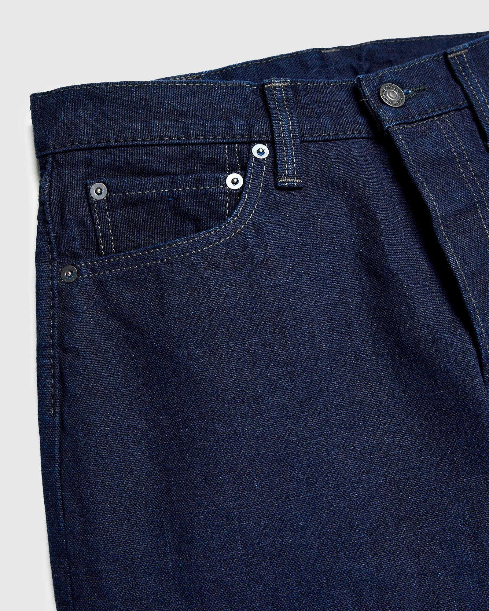 1175 "Double Indigo" 13.5oz Duck Canvas Pants - Relaxed Tapered Fit