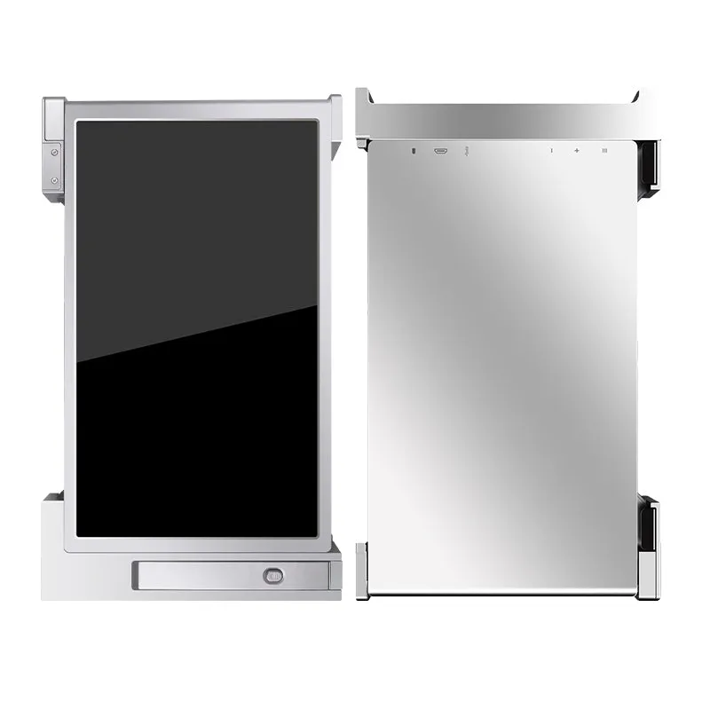 12 Inch Triple Portable Monitor 2023 FOPO 1080P FHD IPS Attachable Triple Screen Extender Grey Color