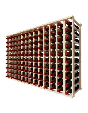 14 Column Pine Upper Wine Rack