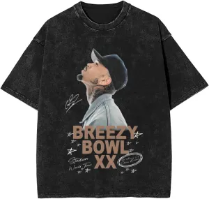 2025 Music Tour T-Shirt Mens Loose Interesting Cotton Retro Tops Black
