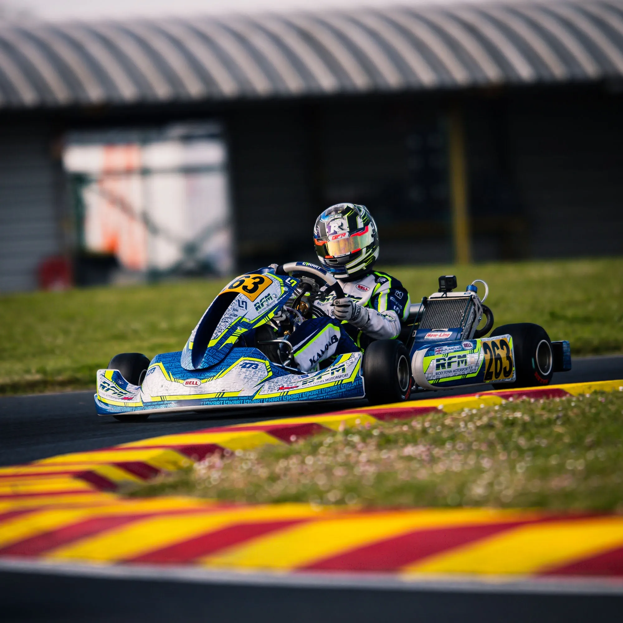 2025 OMP KS-3X ART Karting Suit Black/Yellow Design FIA 8877-2022 Go-Kart Racing