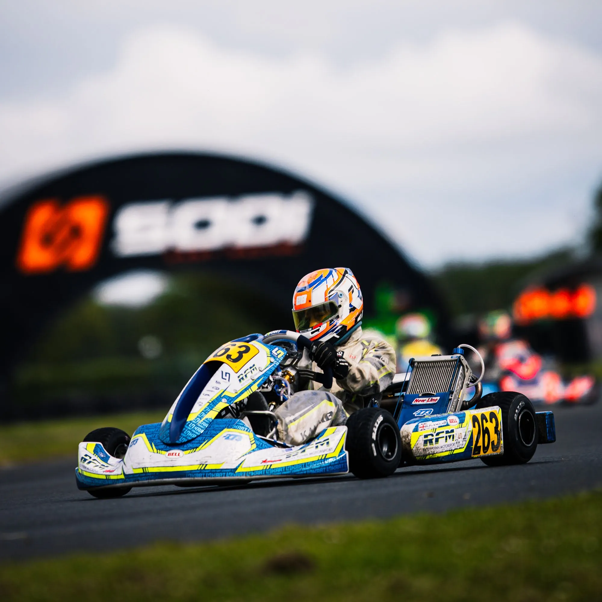 2025 OMP KS-3X ART Karting Suit Black/Yellow Design FIA 8877-2022 Go-Kart Racing