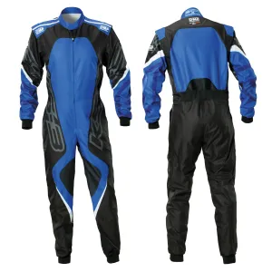 2025 OMP KS-3X ART Kids Karting Suit Black/Red Design FIA 8877-2022 Kart Racing