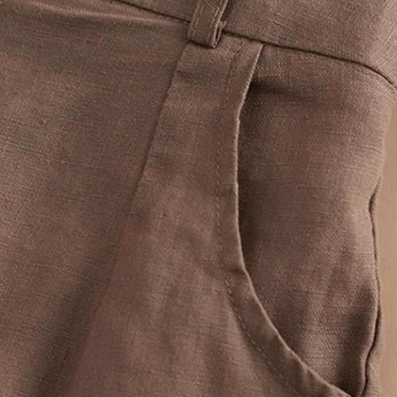 2025 Summer Vacation Midi Skirts for Women Casual Solid Color A Line Button Front Skirt with Pockets