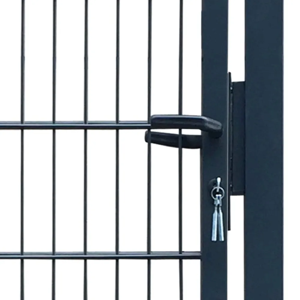 2D Fence Gate (Single) Anthracite Gray 41.7" x 82.7", 141744