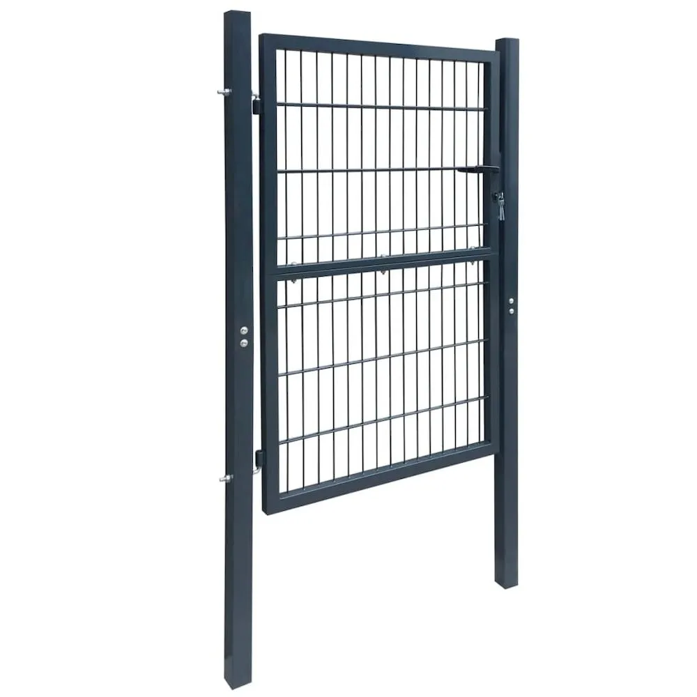 2D Fence Gate (Single) Anthracite Gray 41.7" x 82.7", 141744