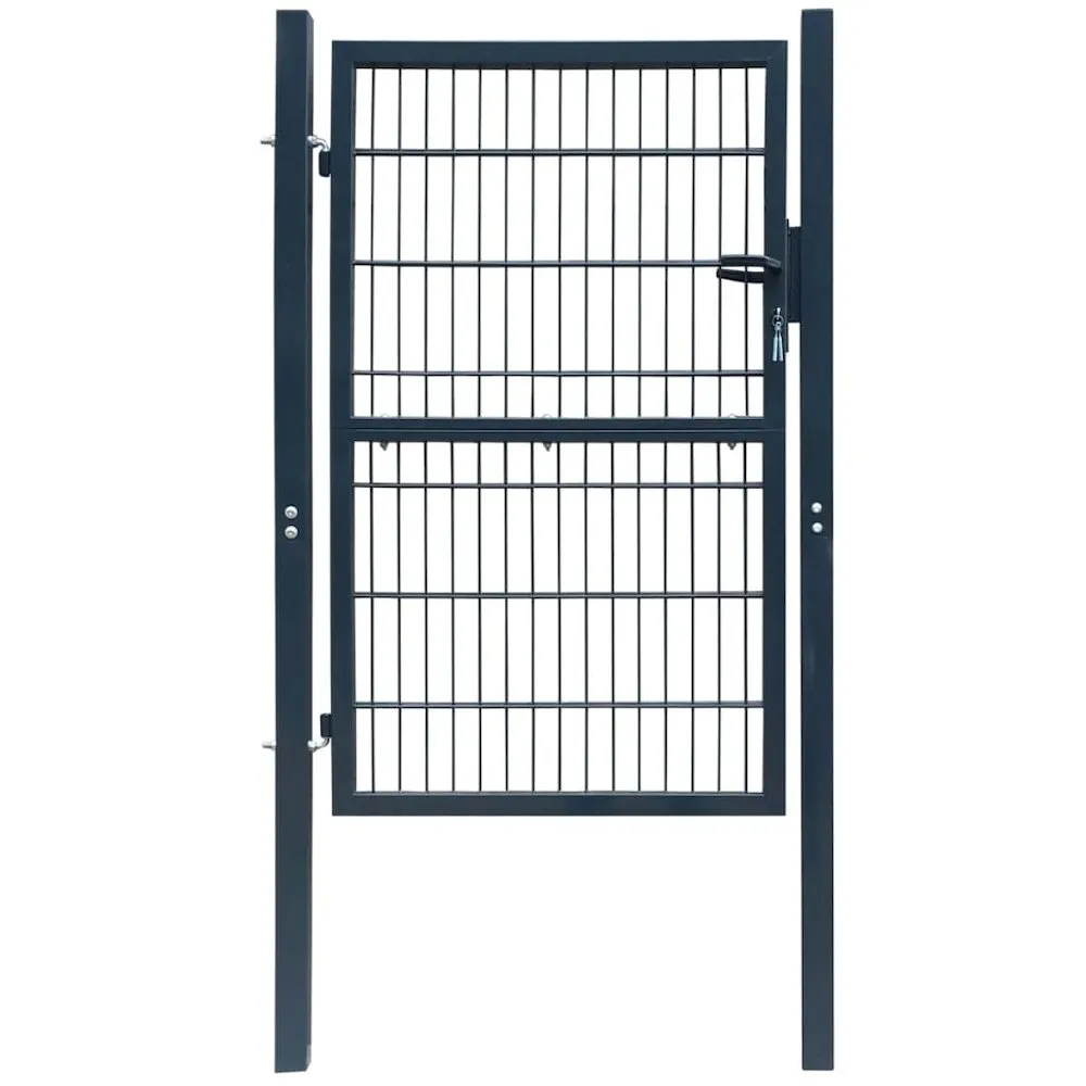 2D Fence Gate (Single) Anthracite Gray 41.7" x 82.7", 141744