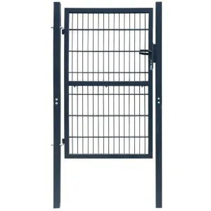 2D Fence Gate (Single) Anthracite Gray 41.7" x 82.7", 141744