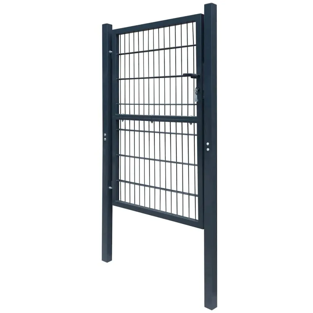 2D Fence Gate (Single) Anthracite Gray 41.7" x 82.7", 141744