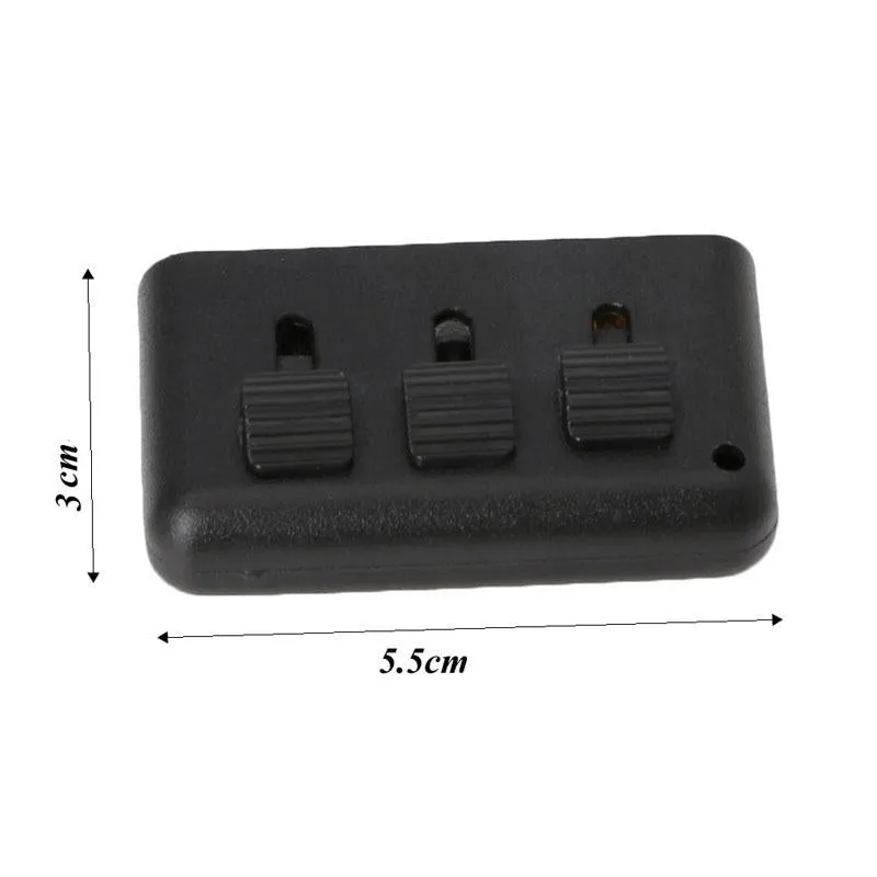 3-Piece Portable Golf Groove Cleaning Brush | Black