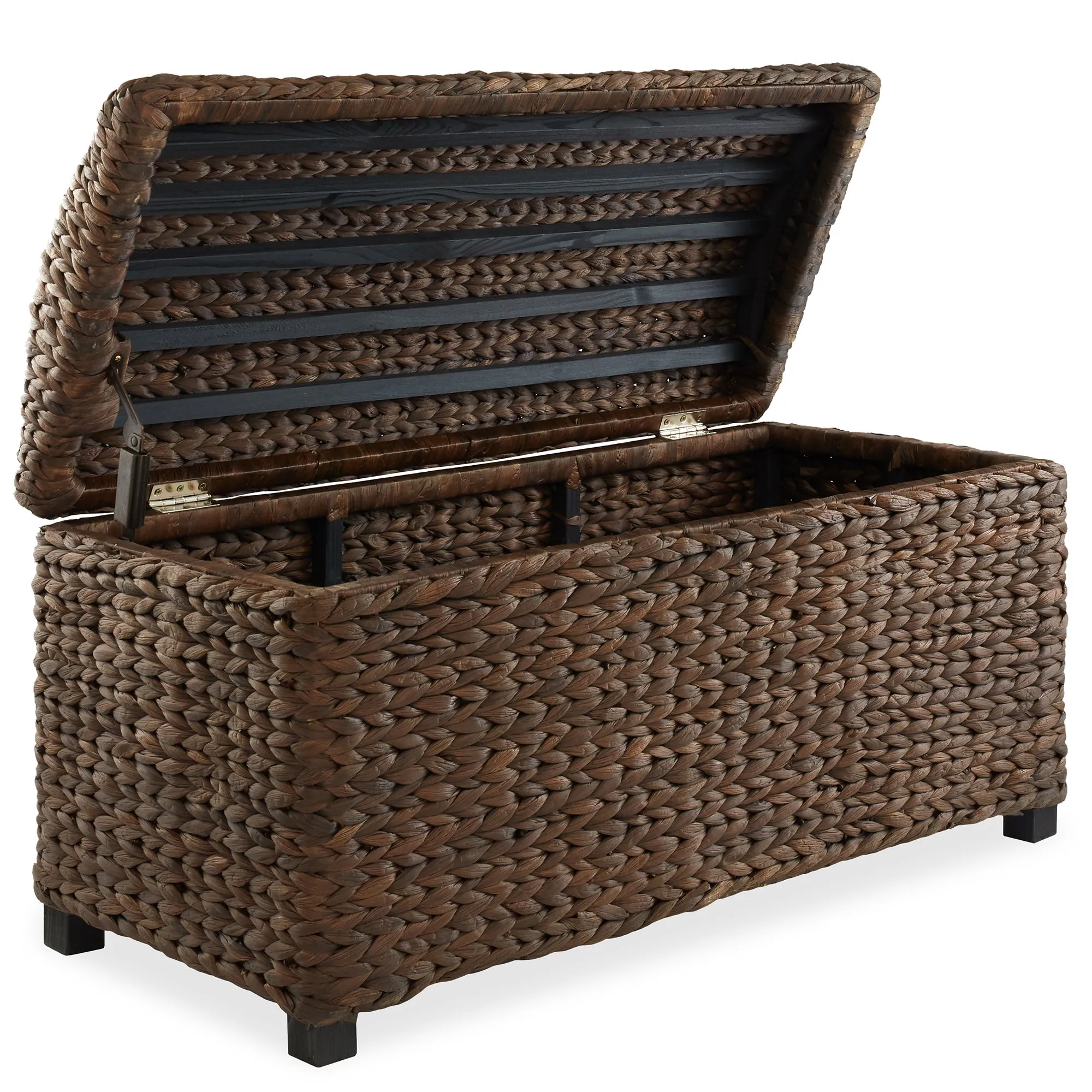 36" Storage Trunk with Curved Lid - Espresso