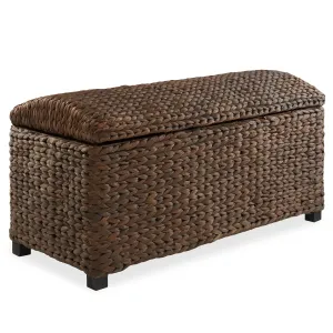 36" Storage Trunk with Curved Lid - Espresso