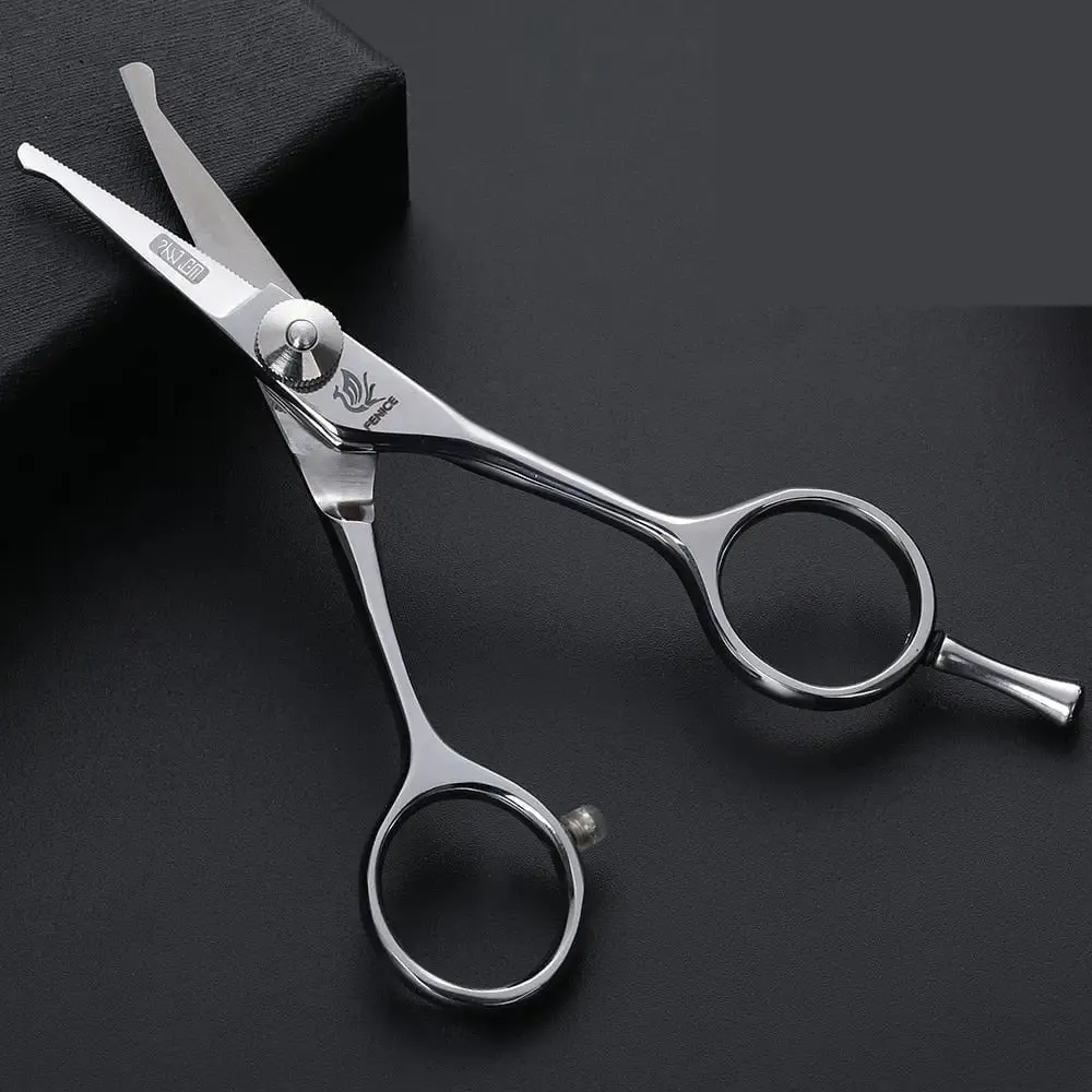 4 Inch Pet Dog Safety Rounded Tips Scissor Grooming Trimming Shears for Face, Ear, Nose & Paw