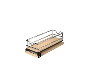 5" Single Tier Wide Wire Wall Upright Pullout
