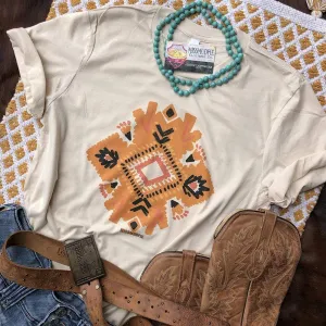 718   Tess Boho Graphic T-Shirt