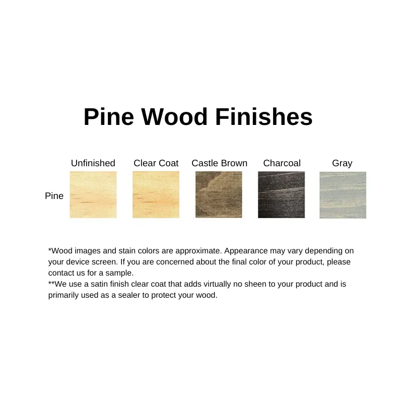 9 Column Pine Upper Wine Rack