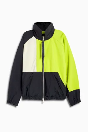 93 jacket / black   citrus lime   ivory