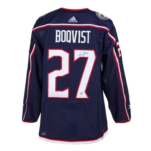 Adam Boqvist Autographed Columbus Blue Jackets adidas Jersey
