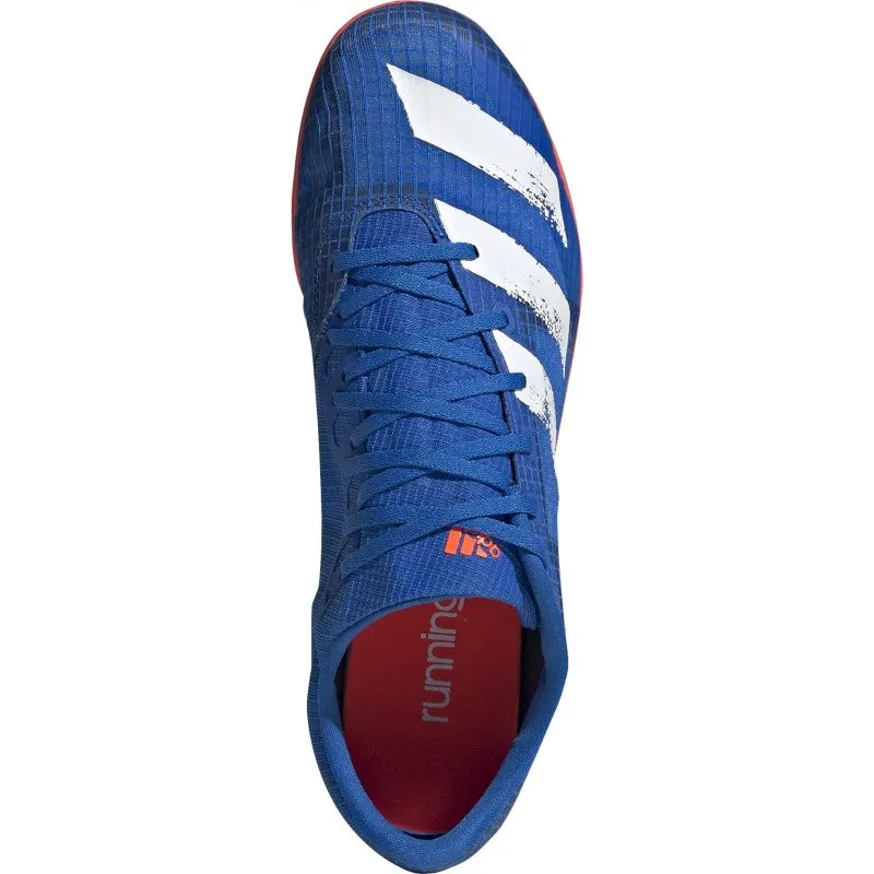 adidas Men's Distancestar Running Spikes Blue / Red / White