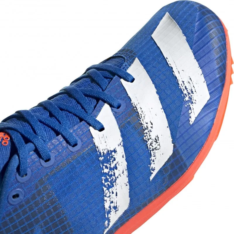adidas Men's Distancestar Running Spikes Blue / Red / White