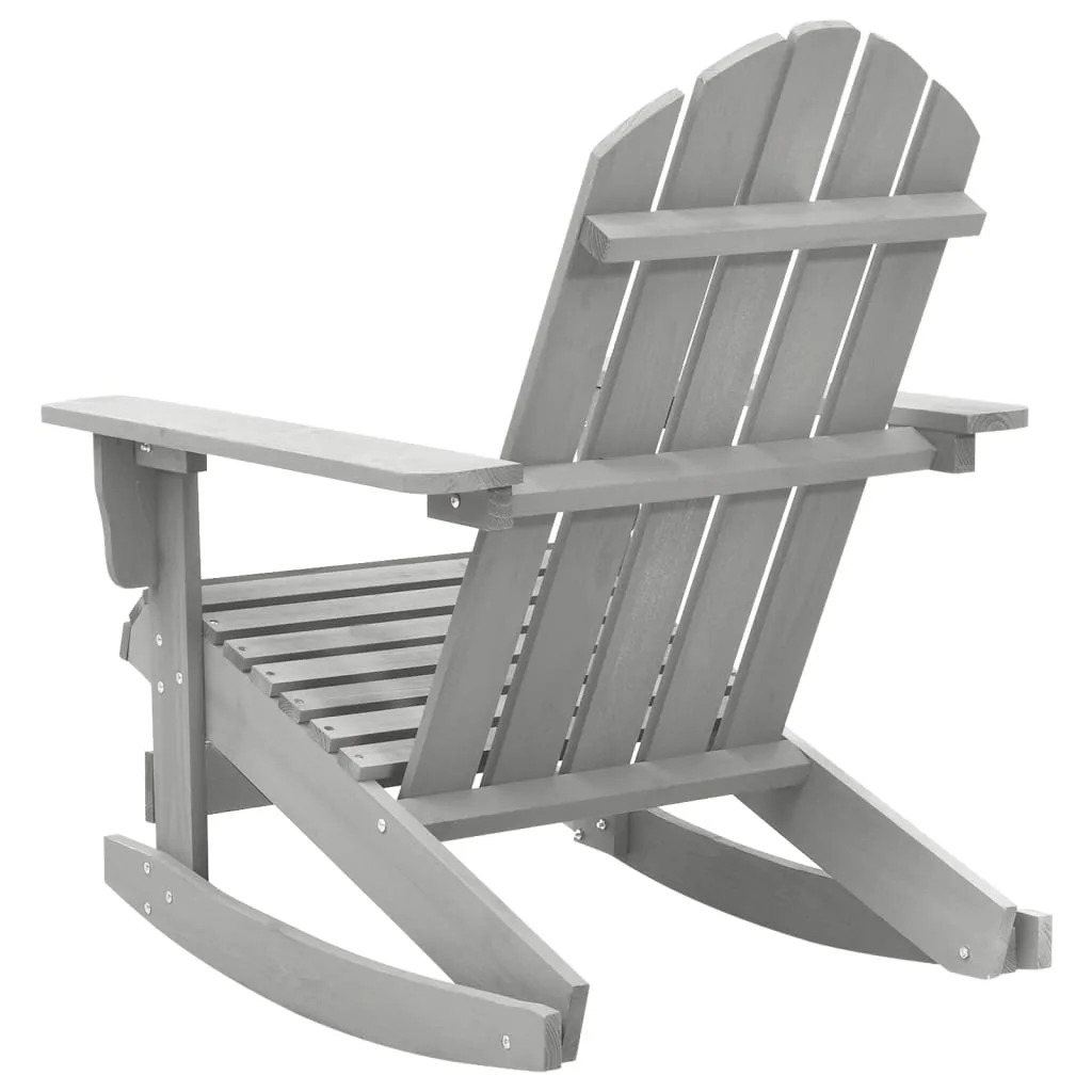 Adirondack Rocking Chair Porch Rocker Outdoor Patio Lawn Chair Wood
