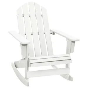 Adirondack Rocking Chair Porch Rocker Outdoor Patio Lawn Chair Wood