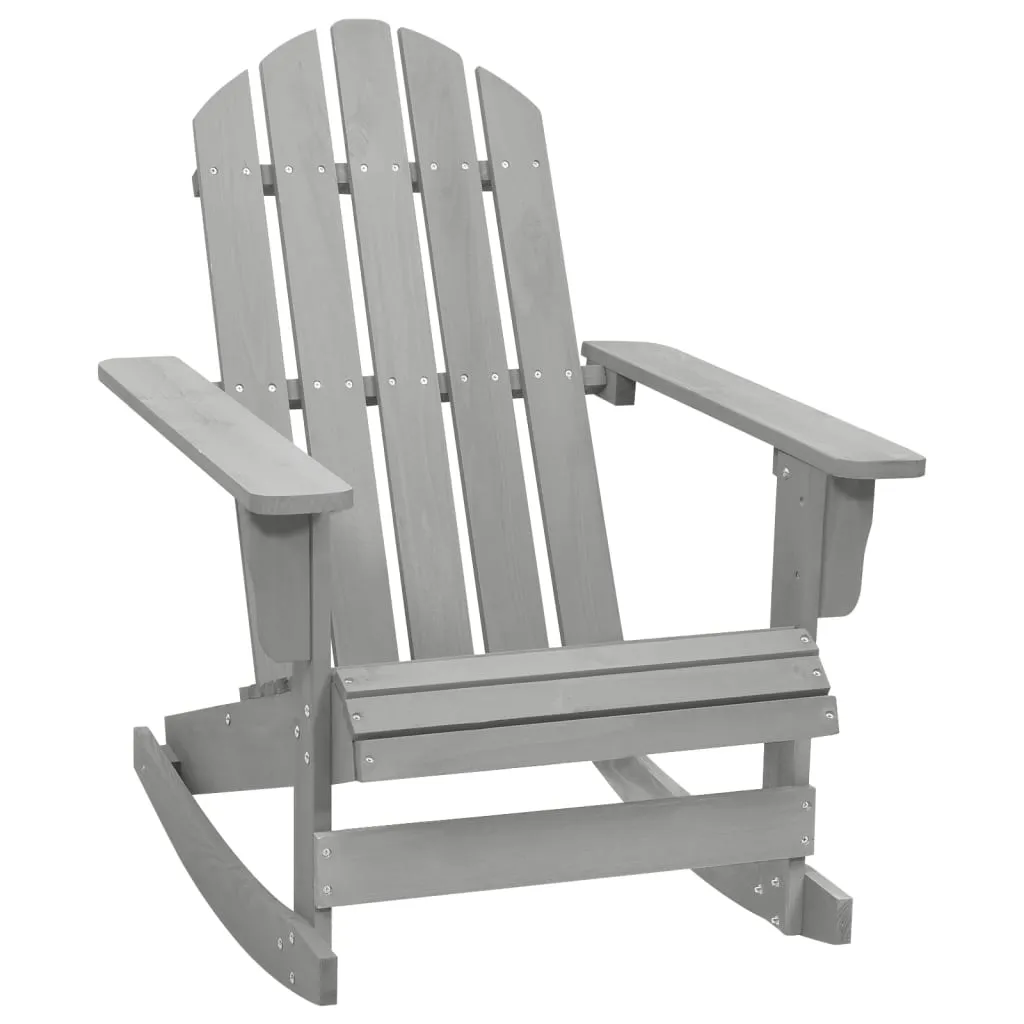 Adirondack Rocking Chair Porch Rocker Outdoor Patio Lawn Chair Wood
