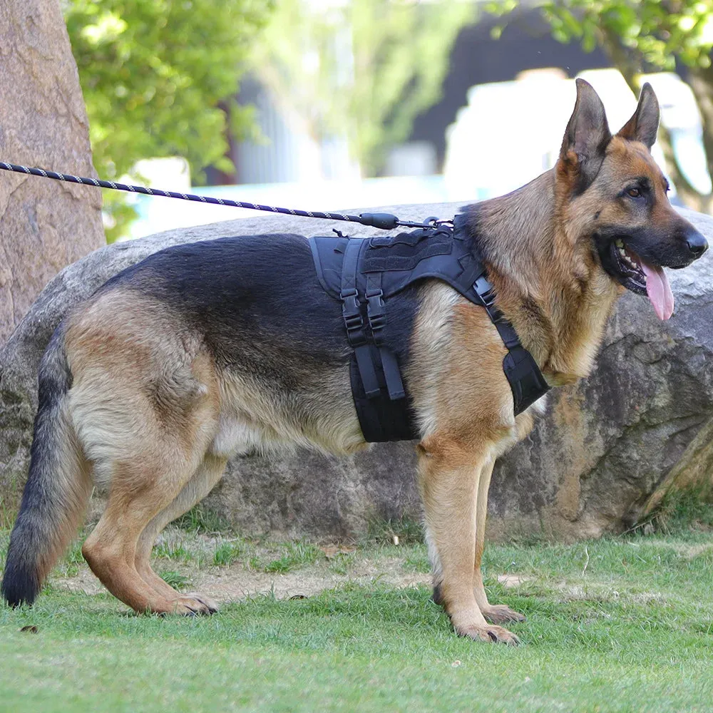 Adjustable Tactical Dog Harness for Medium/large Breeds