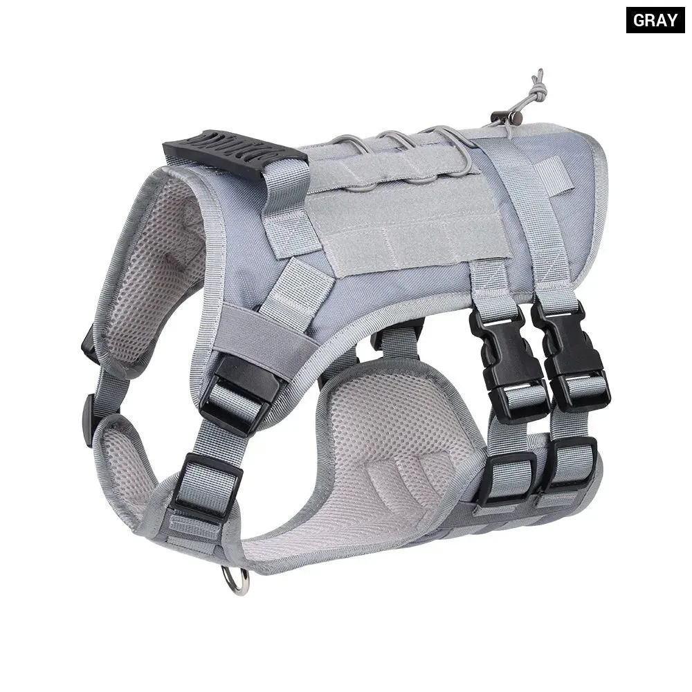 Adjustable Tactical Dog Harness for Medium/large Breeds