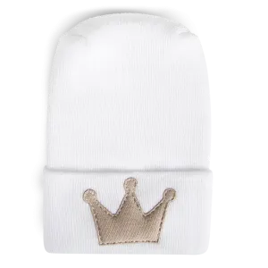 Adora Baby Hospital Hat- Linen Tan Crown