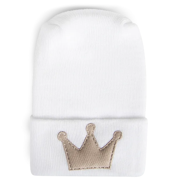 Adora Baby Hospital Hat- Linen Tan Crown