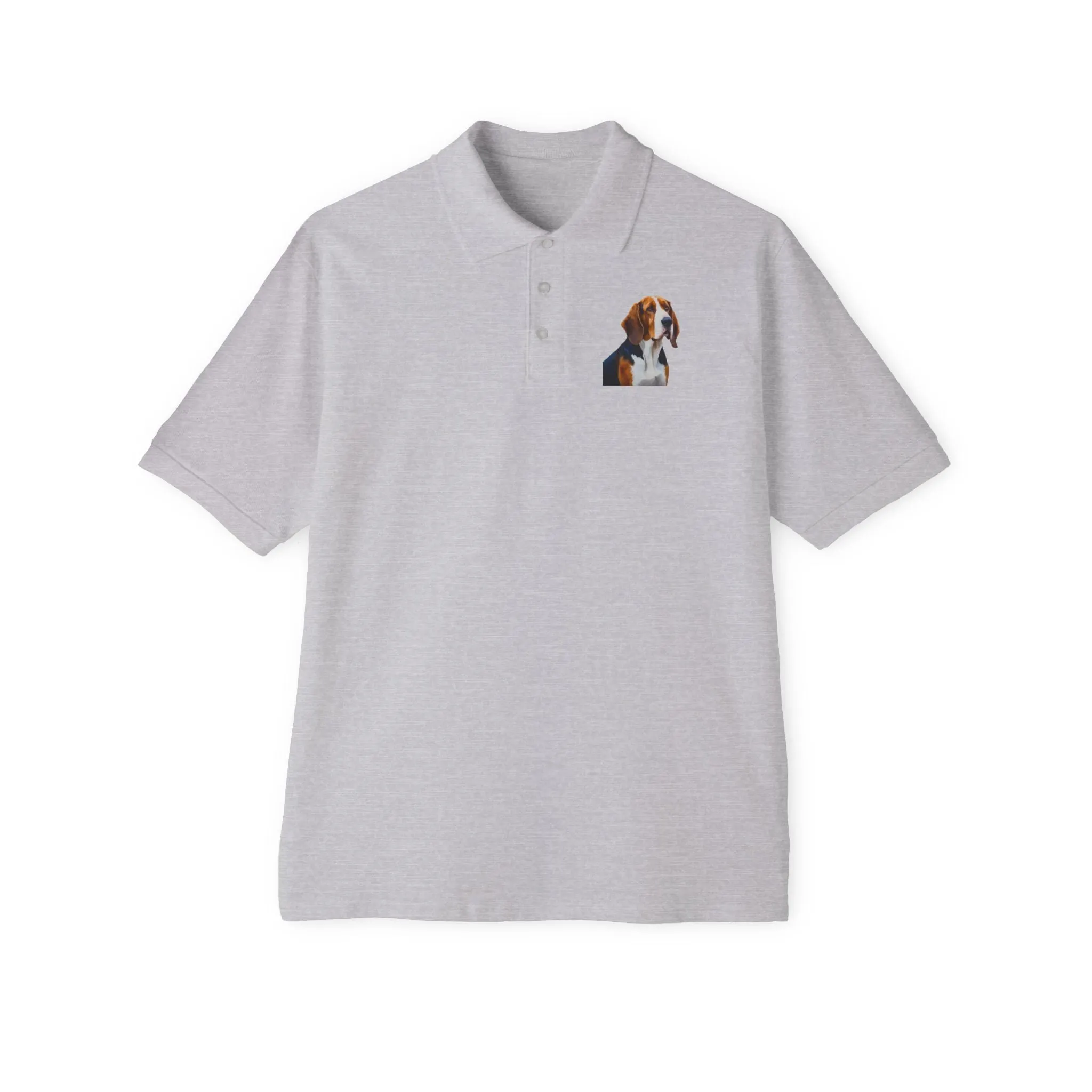 American English Coonhound - Men's Piqu Polo Shirt