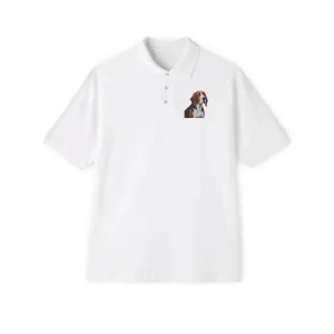 American English Coonhound - Men's Piqu Polo Shirt