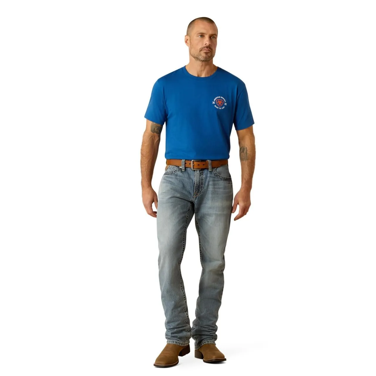 Ariat Men's M4 Relaxed Dale Straight Jeans, Adrian