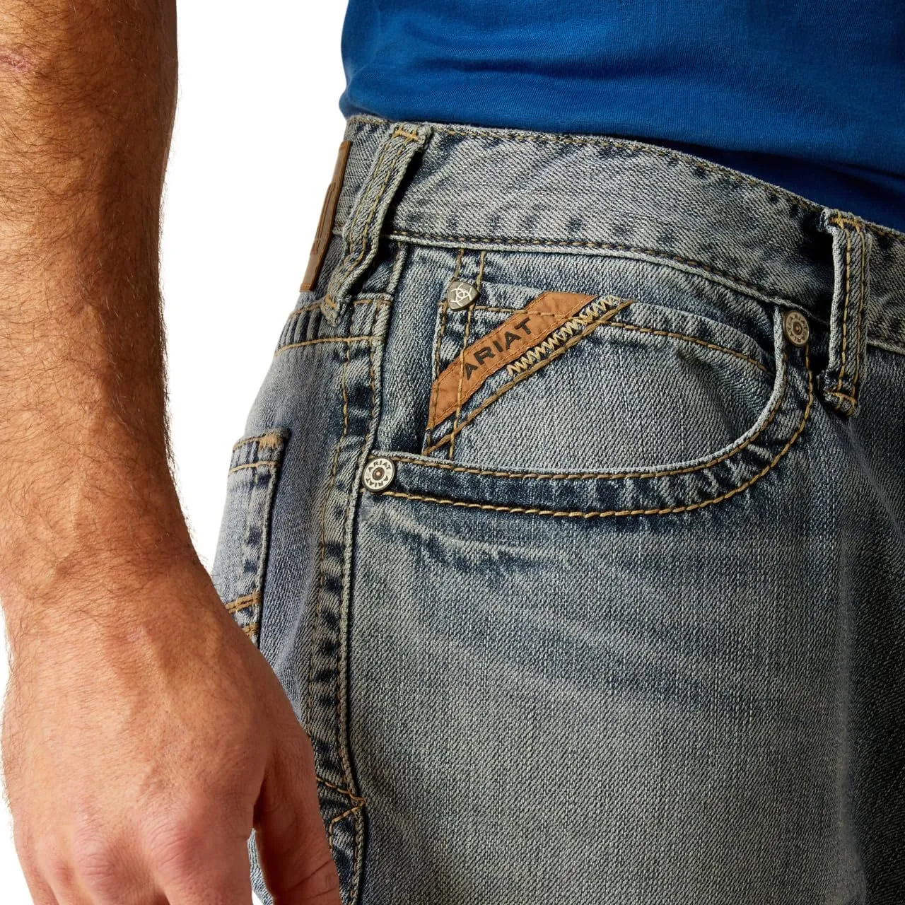 Ariat Men's M4 Relaxed Dale Straight Jeans, Adrian