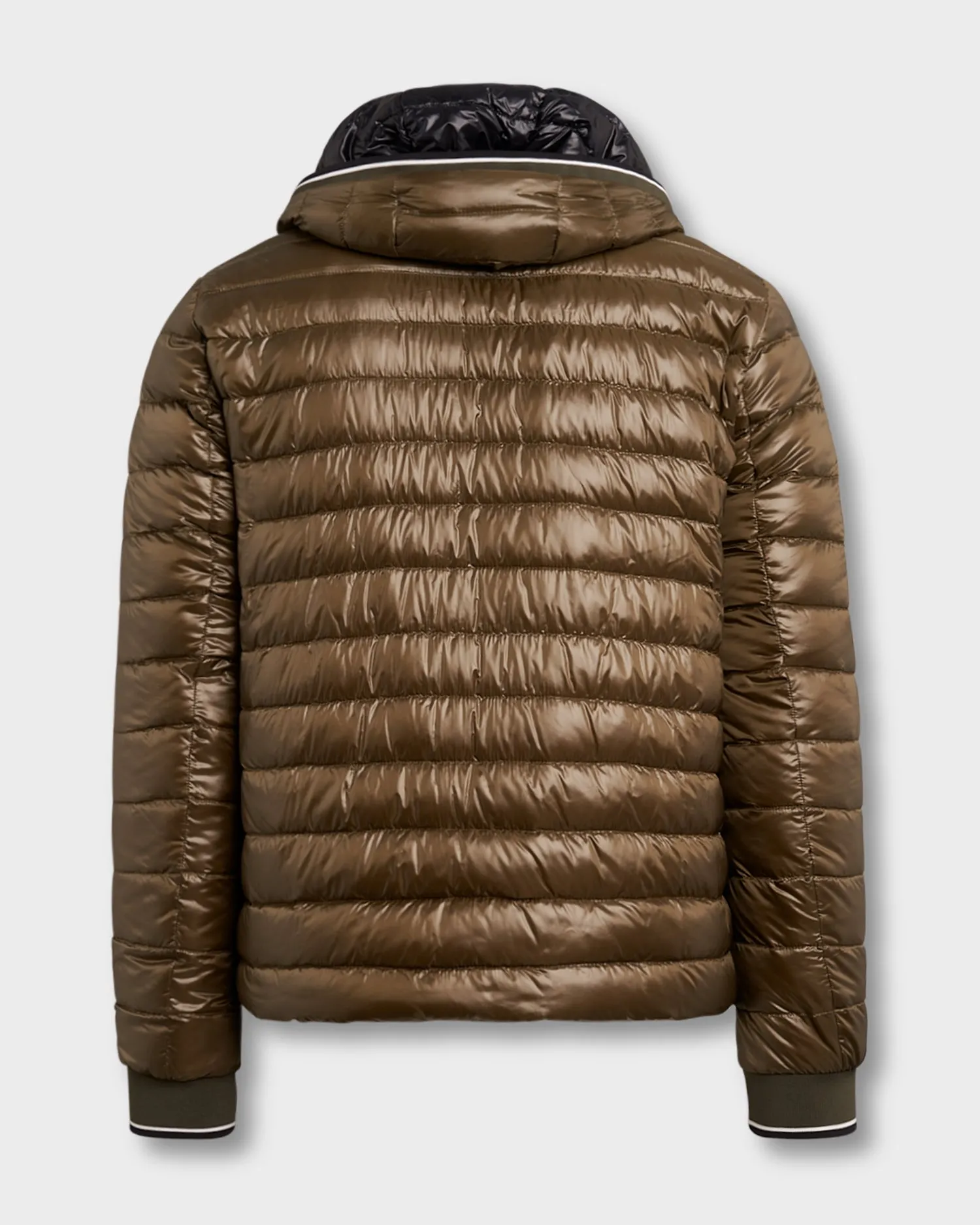 Army Green Down Reversible Bomber Jacket
