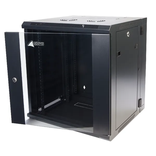 Australian Monitor INT12 Installation Equipment Rack 12RU Wall Mount 450mm deep