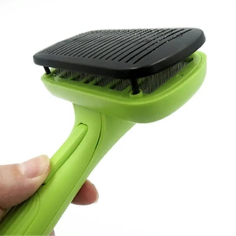 Automatic Pet Hair Removal Comb For Grooming And Cleaning