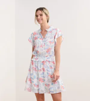 Ava Dress - Distressed Floral