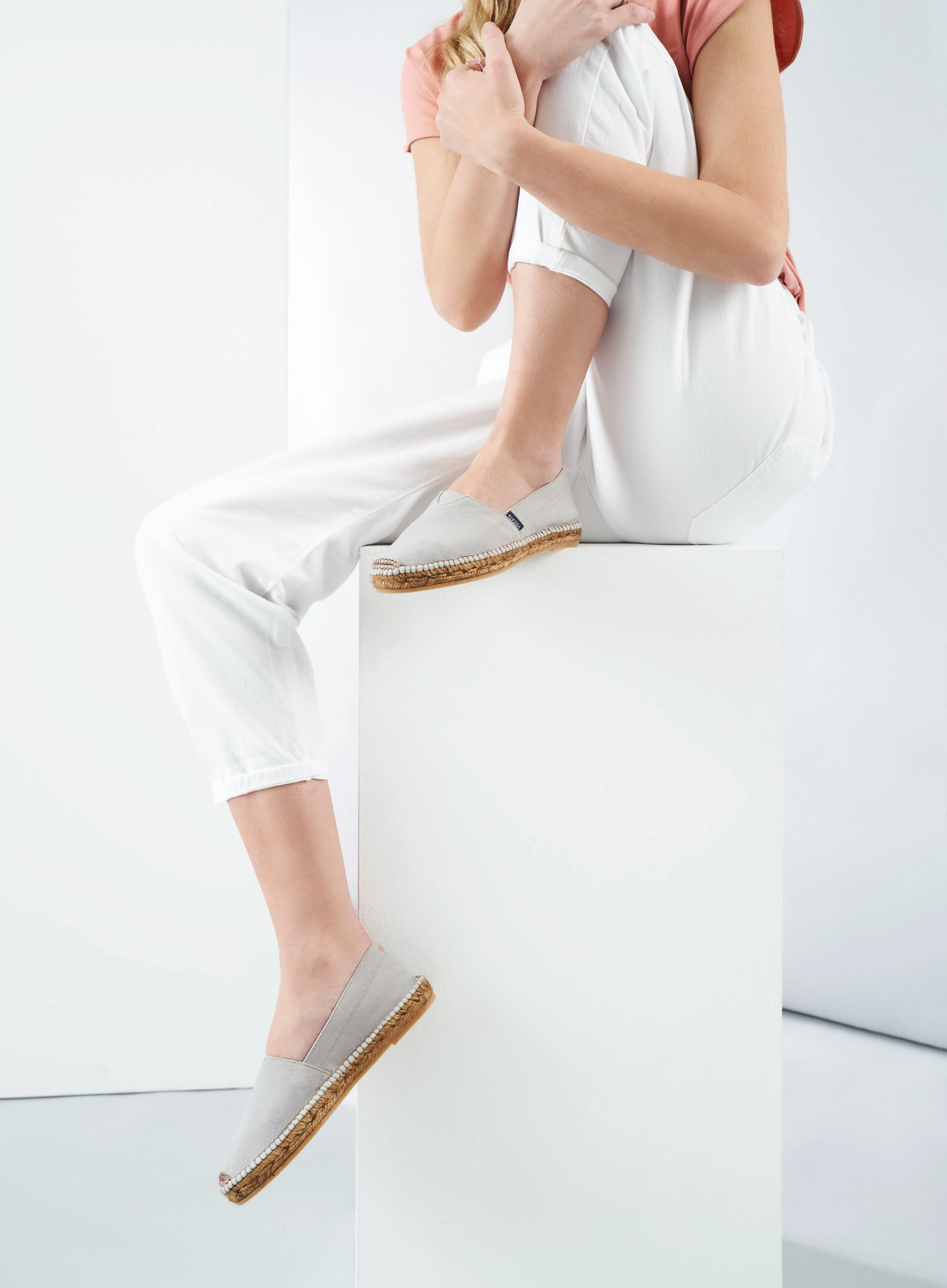 Barceloneta Canvas Espadrille Flats by Viscata