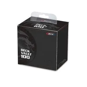 BCW: Boxes - Deck Vault 100 Black