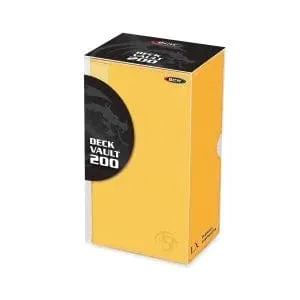 BCW: Boxes - Deck Vault 200 Yellow