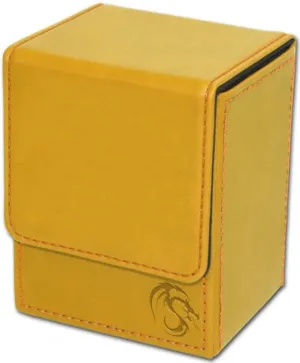 BCW Deck Case Box LX Yellow (Holds 80 cards)