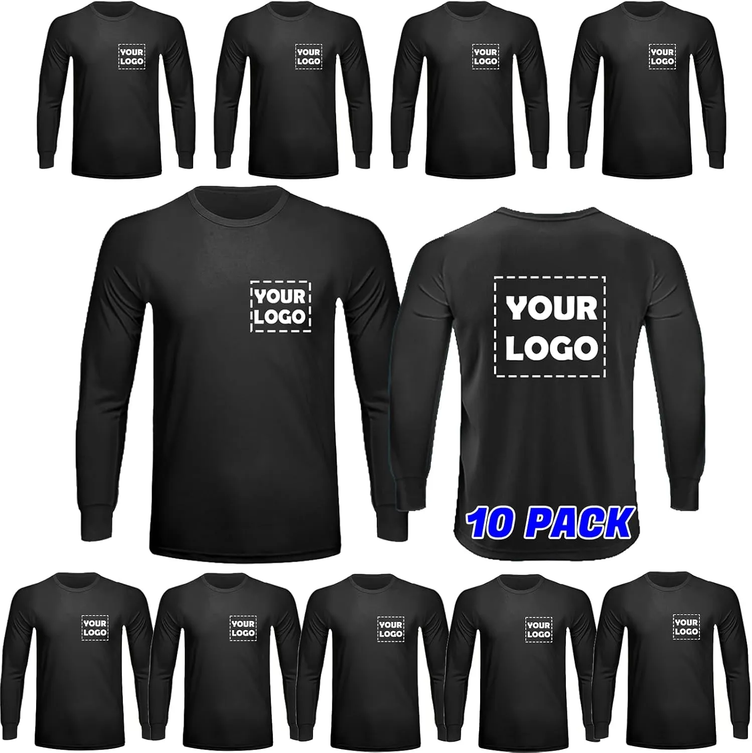 BeautyWill High Visibility Reflective Shirts for Men and Women Class 2 Safety Shirts with 6 Reflective Tapes