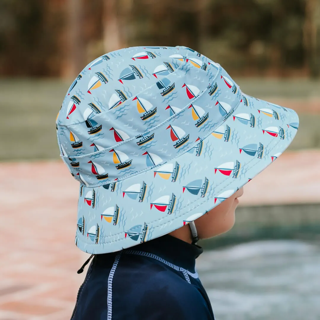 Bedhead Hats Kids Classic Swim Bucket Hat - Sails