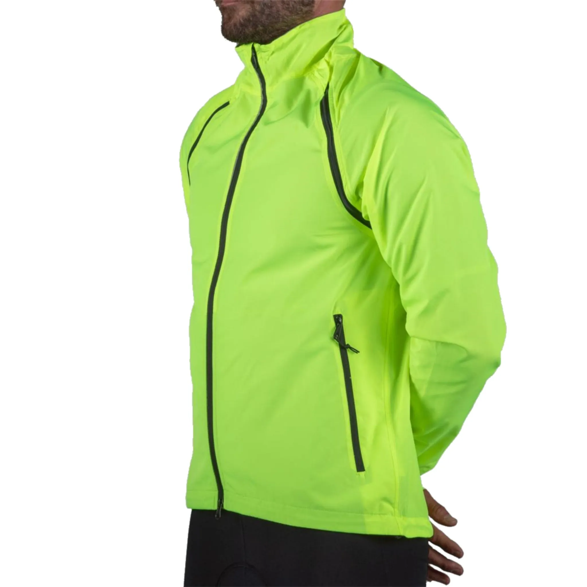 Bellwether Men's Velocity Convertible Jacket Hi-Vis