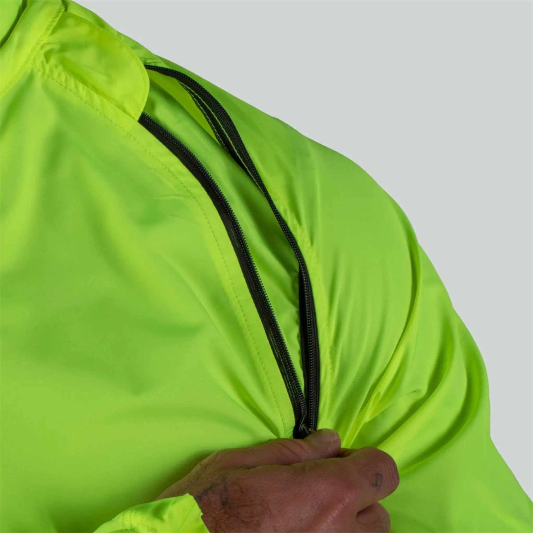 Bellwether Men's Velocity Convertible Jacket Hi-Vis