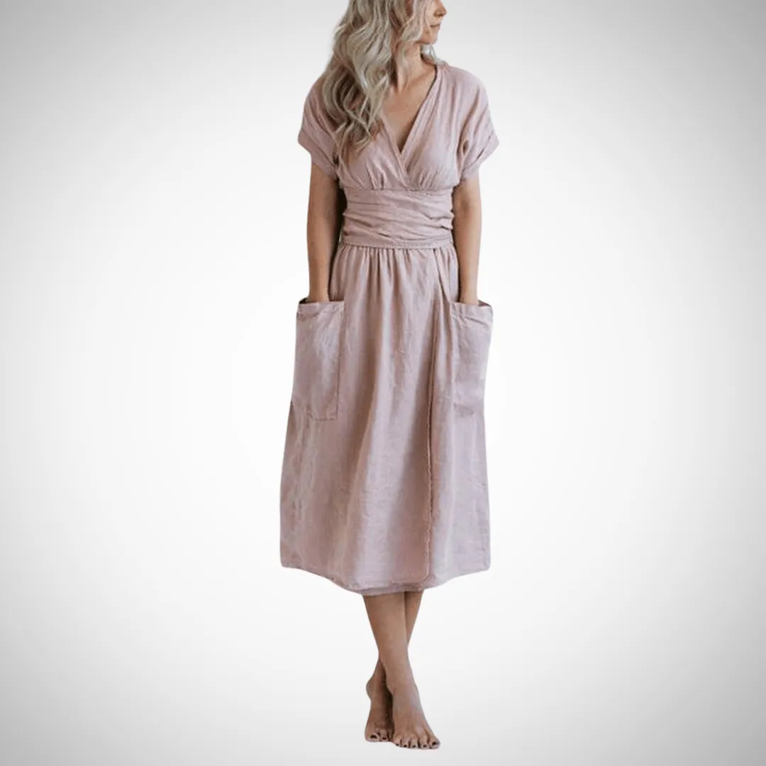 Bertha V-Neck Dress