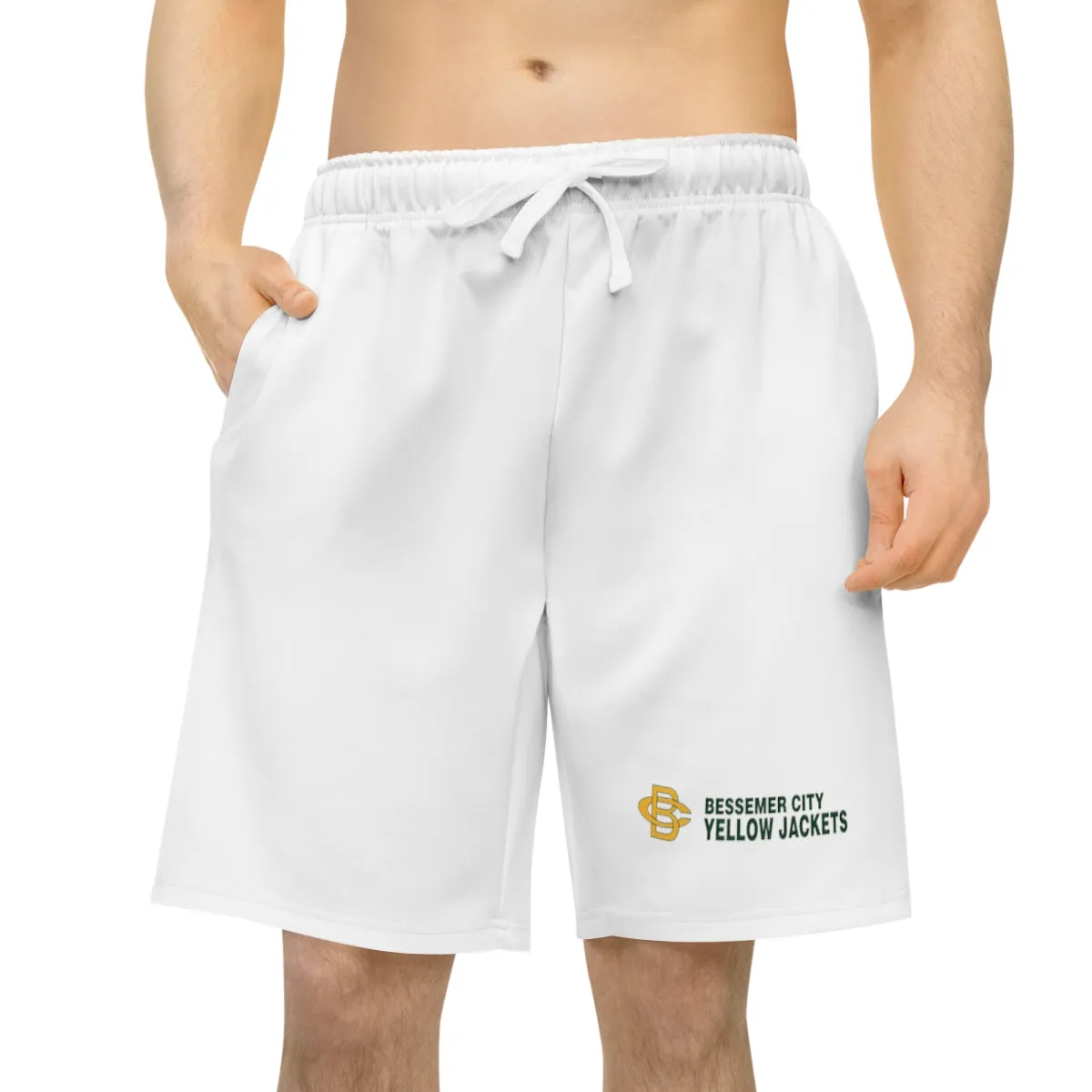 Bessemer City Yellow Jackets Athletic Long Shorts (AOP)